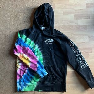 Red rocks Amphitheatre hoodie tie dye